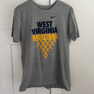 Nike unisex West Virginia University Basketball T shirt